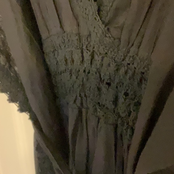 Gorgeous Short Caftan Swim Cover - Black, Handcrafted in Mexico NWOT - Picture 6 of 17